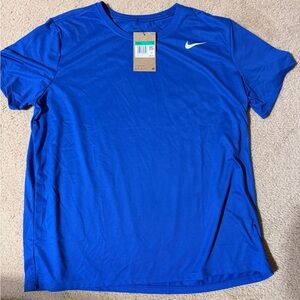 Nike Women’s Royal Blue Dri Fit Short Sleeve Tee